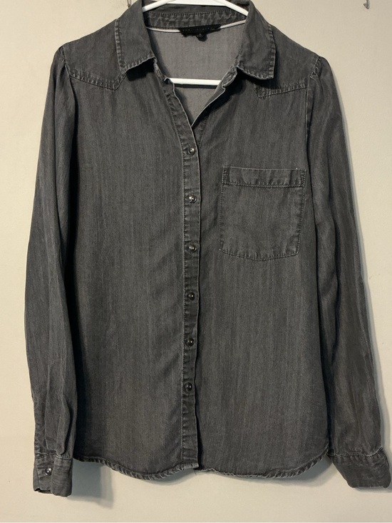 Jane and Delancey Tops - Jane + Delancey Black Denim Button Down